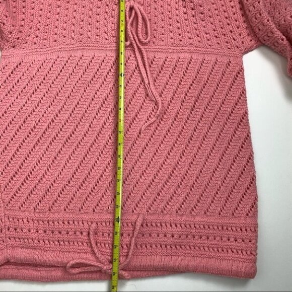 **Host  Pick** Handcrafted Pink Sweater Dress - Picture 6 of 7